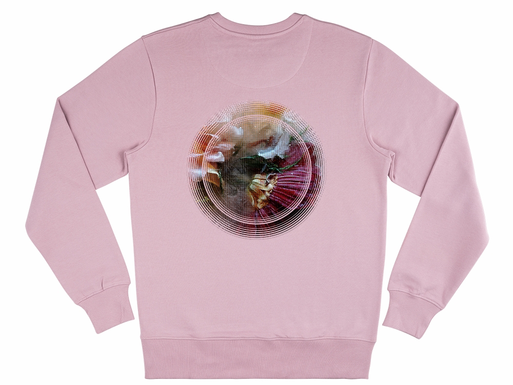 Album Crewneck Sweater Purple Rose