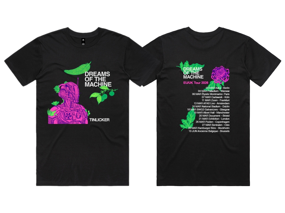 Dreams of the machine EU/UK TOUR 2026 Black  T-shirt