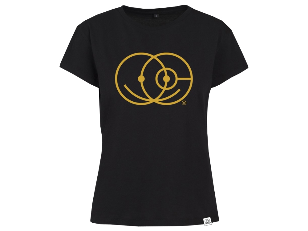 Girls Logo T-shirt Black/Yellow