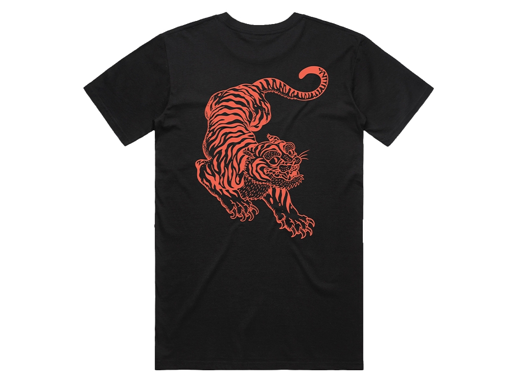 Tiger T-shirt Black